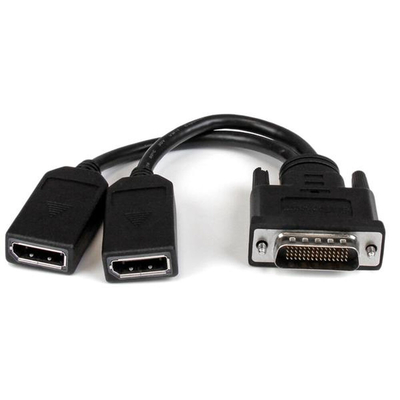 Product Καλώδιο DisplayPort Startech DMSDPDP1 20 cm DisplayPort x 2 Μαύρο base image