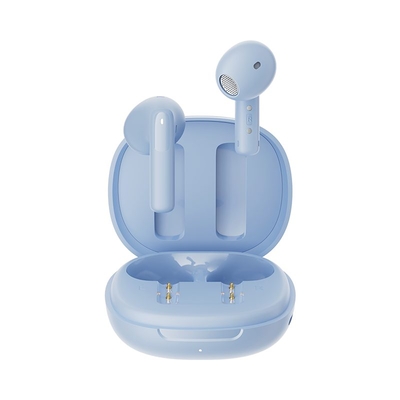 Product Bluetooth Handsfree QCY AilyBuds E20 Clear Blue TWS IPX4 BT5.4 base image