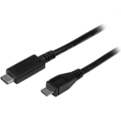 Product Αντάπτορας USB C σε Micro USB 2.0 Startech USB2CUB1M USB C Μαύρο base image