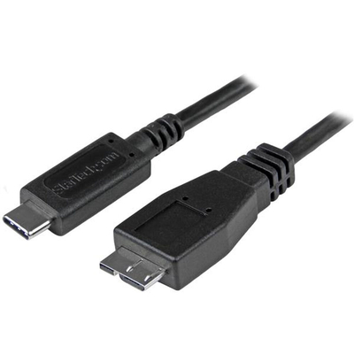 Product Καλώδιο USB σε Micro USB Startech USB31CUB1M USB C Micro USB B Μαύρο base image