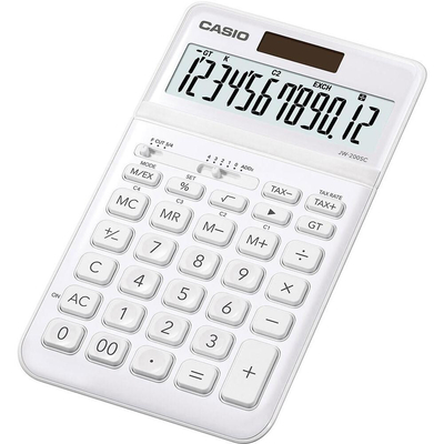 Product Αριθμομηχανή Casio JW-200SC-WE white base image