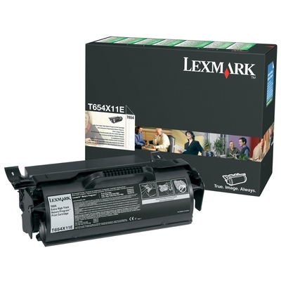 Product Toner Lexmark Extra High Black T654X11 base image