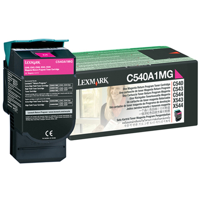 Product Toner Lexmark Low Magenta C540A1M base image