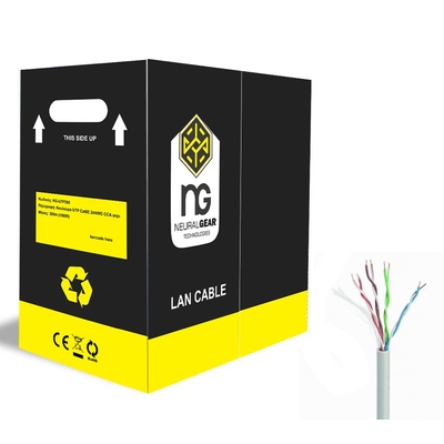 Product Καλώδιο Δικτύου Ng Utp Γκρι Cat5e Copper 305m, Lszh, 24awg NG-UT305-C-LSZH base image