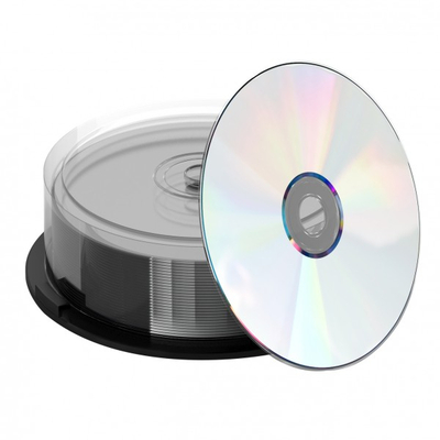 Product BD-R MediaRange 25GB 6x unprinted 25pcs Cakebox base image
