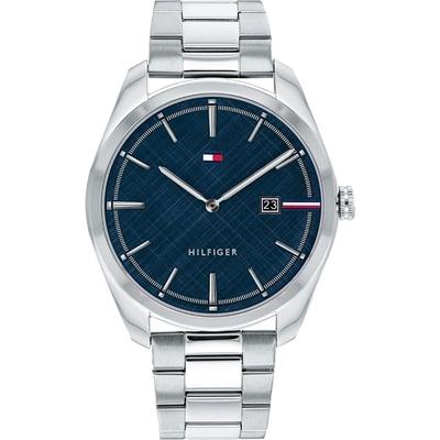 Product Ανδρικό Ρολόι Tommy Hilfiger 1710426 (41mm) Μεταλλικό Μπρασελέ Ασημί base image