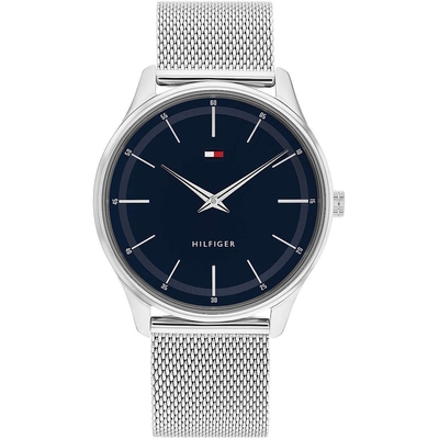 Product Ανδρικό Ρολόι Tommy Hilfiger 1710468 (40mm) Μεταλλικό Μπρασελέ Ασημί base image