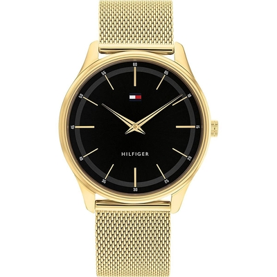 Product Ανδρικό Ρολόι Tommy Hilfiger 1710469 (40mm) Μεταλλικό Μπρασελέ Χρυσό base image