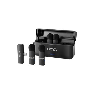 Product Μικρόφωνο BOYA BY-V4U Wireless 4 person 4-channel mini Lavalier USB-C 2.4GHz base image
