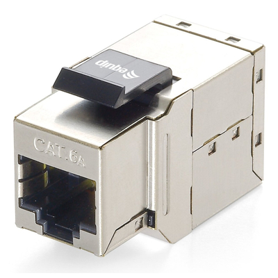 Product Keystone Connector Equip RJ45 shielded Cat6A 1 set (8 pieces) base image