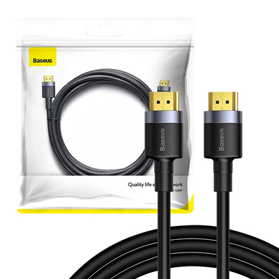 Product Καλώδιο HDMI Baseus Cafule 4KHDMI Male To 4KHDMI Male Adapter 3m Black base image