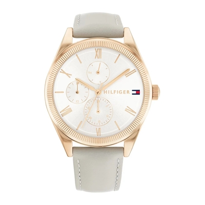 Product Ανδρικό Ρολόι Tommy Hilfiger 1782595 (38mm) Δερμάτινο Λουράκι Ασημί base image