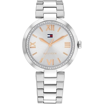 Product Γυναικείο Ρολόι Tommy Hilfiger 1782681 (34mm) Μεταλλικό Μπρασελέ Ασημί base image