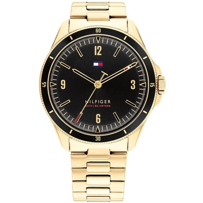 Product Ανδρικό Ρολόι Tommy Hilfiger 1791903 (44mm) Μεταλλικό Μπρασελέ Χρυσό base image