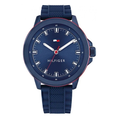 Product Ανδρικό Ρολόι Tommy Hilfiger 1792022 (48mm) Μεταλλικό Μπρασελέ Μπλε base image