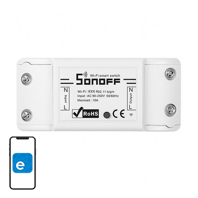 Product Έξυπνος Διακόπτης Sonoff WiFi Basic R2 (ΝΕΟ) (Λευκό) base image
