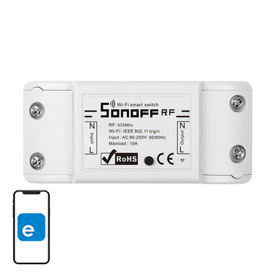 Product Έξυπνος Διακόπτης Sonoff WiFi + RF 433 RF R2 (ΝΕΟ) (Λευκό) base image