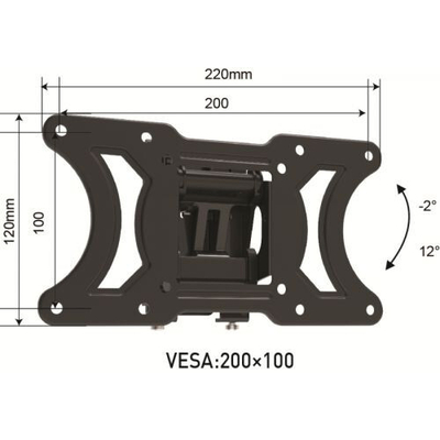 Product Βάση Τηλεόρασης Τοίχου Osio OSM-7825 base image