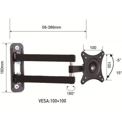 Product Βάση Τηλεόρασης Τοίχου Osio OSM-7832 base image