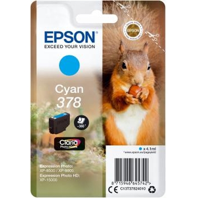 Product Μελάνι Epson Cyan C13T37824010 base image
