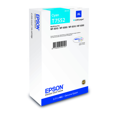 Product Αυθεντικό Μελάνι Epson Cartridge Cyan XL C13T75524N base image