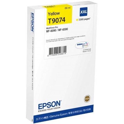 Product Αυθεντικό Μελάνι Epson Cartridge Yellow XXL C13T90744N base image