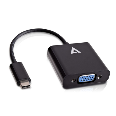 Product Αντάπτορας USB C σε VGA V7 V7UCVGA-BLK-1E Μαύρο base image