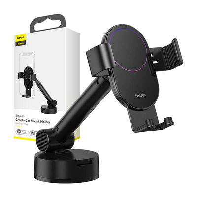 Product Βάση Στήριξης Smartphone Gravity mount for Baseus Tank with suction cup (black) base image