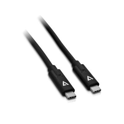 Product Καλώδιο USB C V7 V7UCC-2M-BLK-1E Μαύρο base image