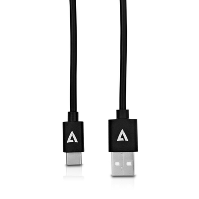Product Καλώδιο USB A σε USB C V7 V7U2AC-2M-BLK-1E Μαύρο base image