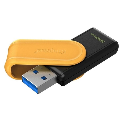 Product USB Flash 512GB Kingston DataTraveler Exodia S DTXS USB 3.2, Black and Yellow base image