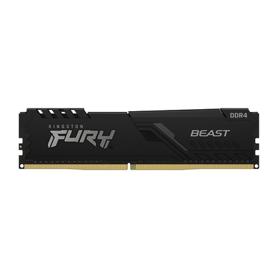 Product Μνήμη RAM Σταθερού DDR4 128GB Kingston KF436C18BBK4/128 FURY Beast Black 3600MT/s, KIT OF 4 base image