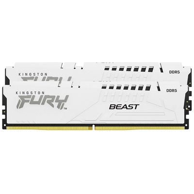 Product Μνήμη RAM Σταθερού Kingston Kf556c40bwk2-32 Fury Beast White Ddr5, 5600mt/S, 32gb,Kit Of 2 base image