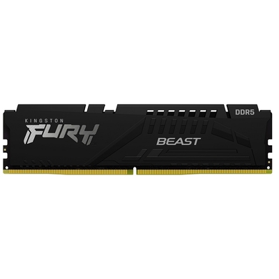 Product Μνήμη RAM Σταθερού DDR5 16GB Kingston KF560C30BB-16 FURY Beast Black 6000MT/s base image