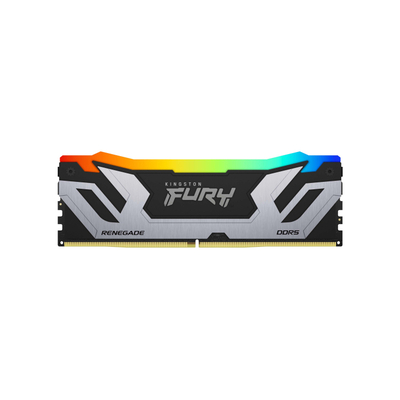 Product Μνήμη RAM Σταθερού DDR5 24GB Kingston CUDIMM KF588CU42RSA-24 FURY Renegade Silver RGB 8800MT/s base image