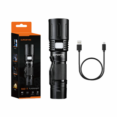 Product Φακός LED Superfire X60-T, 1500lm, USB base image
