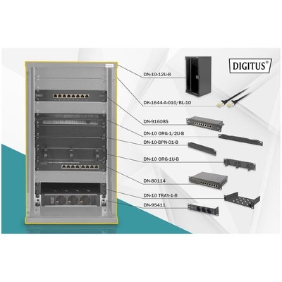 Product Καμπίνα Δικτύου Digitus -SET DN-10-SET-3-B base image