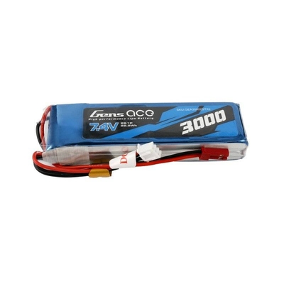 Product Μπαταρία Gens Ace 3000mAh 7.4V 1C 2S1P LiPo base image