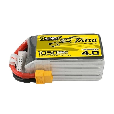 Product Μπαταρία Tattu R-Line 4.0 1050mAh 22.2V 130C 6S1P XT60  base image