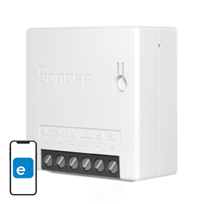 Product Έξυπνος Διακόπτης Sonoff Ενδιάμεσος WiFi MINI R2 (Λευκό) base image