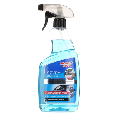 Product Σπρέι Καθαρισμού Αυτοκινήτου Moje Auto τζαμιών 19-602 με αμμωνία, 650ml base image