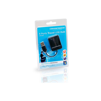 Product USB Hub Conceptronic C4PUSB2 USB2.0 Mini C4PUSB2 4-Port base image