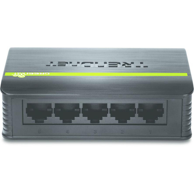 Product Network Switch TrendNet TE100-S5 5-Port 100Mbps metal base image