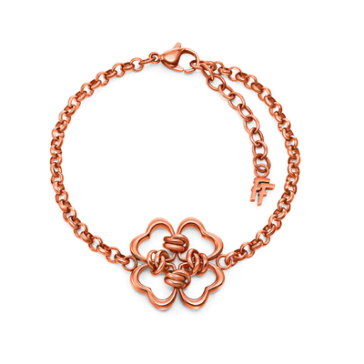 Product Γυναικείο Βραχιόλι Folli Follie 1B15T001R (17cm) από Ατσάλι Pink base image