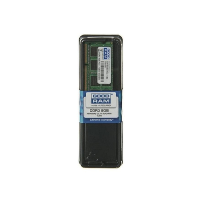 Product Μνήμη RAM Φορητού DDR3 8GB Goodram 1600 CL11 1,35V Retail base image
