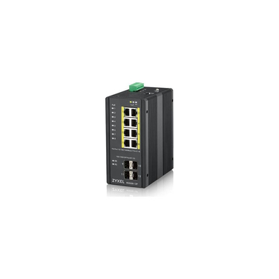Product Network Switch Zyxel 12x GE RGS200-12P Managed PoE base image