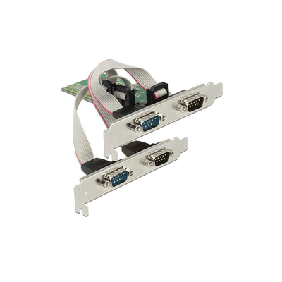 Product Controller PCIe Delock 89557 4x D-Sub9 base image