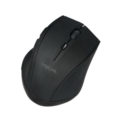 Product Ποντίκι Ασύρματο Logilink Bluetooth 2.4 GHz 1600dpi Laser scroll Black base image