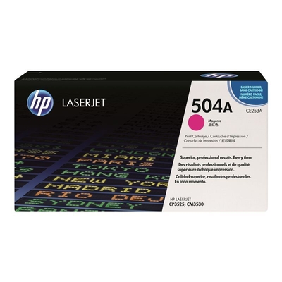 Product Toner HP 504A - Magenta - Original - LaserJet (CE253A) base image