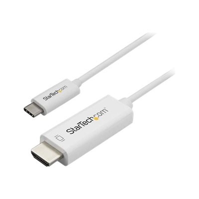 Product Καλώδιο USB StarTech 1m USB-C to HDMI - 4K 60Hz - VL100 - White base image